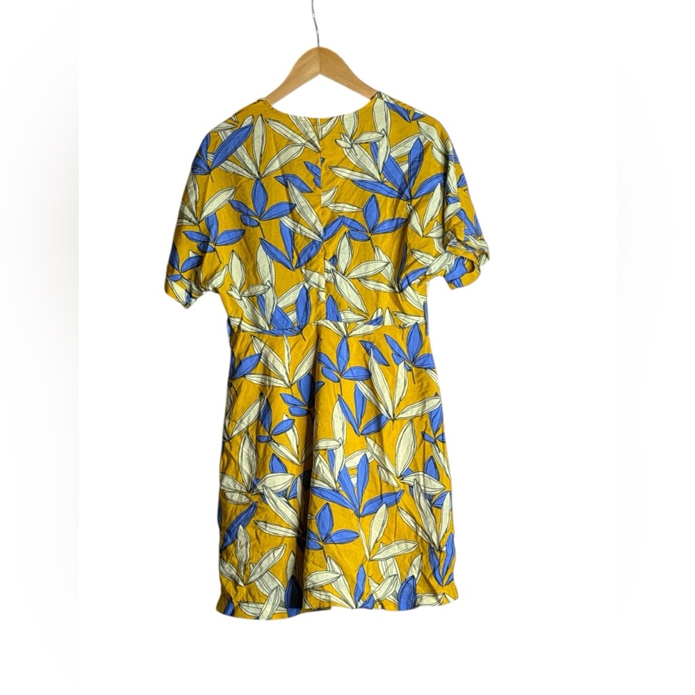 BACIO mini dress, yellow floral medium - Picture 6 of 8
